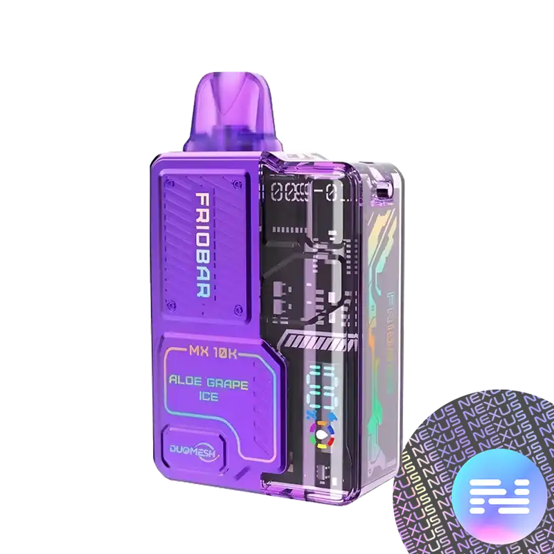 Aloe Grape Ice FRIOBAR MX10K Disposable - Uncategorized