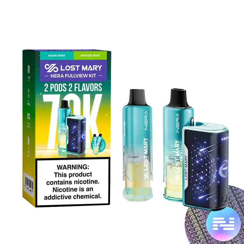Miami Mint and Winter Mint Lost Mary NERA Fullview 70K Disposable KIT - Uncategorized