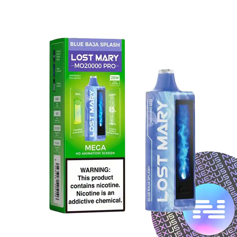 Blue Baja Splash Lost Mary MO20000 PRO Disposable Vape - Elf Bar - EBDESIGN