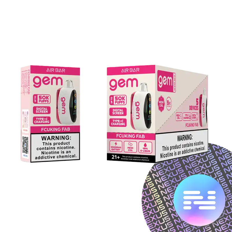 Fucking Fab Air Bar GEM 50K Disposable Vape - Uncategorized