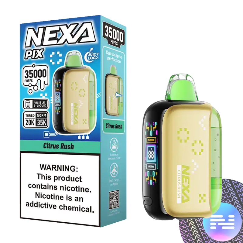 Citrus RUSH NEXA PIX 35K Disposable Vape - NEXA Disposable Vape