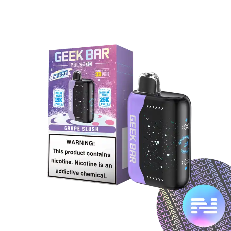 Grape SLUSH Geek Bar Pulse X 25000 Disposable Vape - Uncategorized