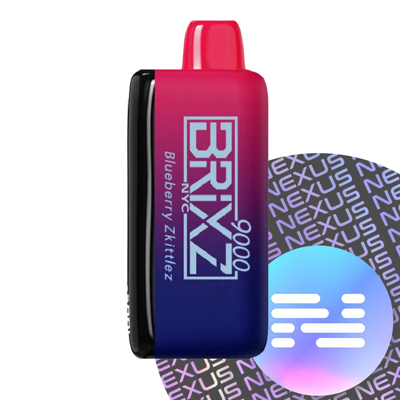 Blueberry Zkittlez Brixz 9000 Disposable Vape - DAZED | BRIXZ Disposable Vape