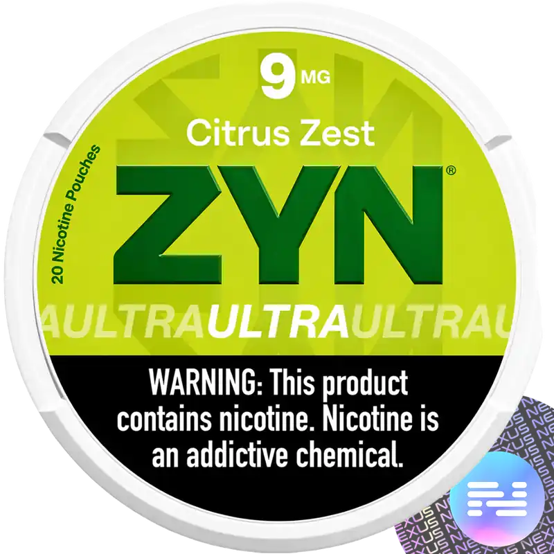 Citrus Zest 9 MG ZYN Ultra Nicotine Pouches - Uncategorized