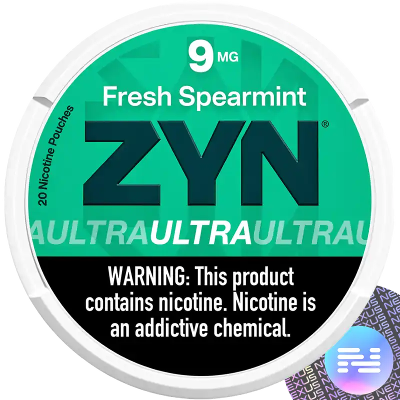 Fresh Spearmint 9 MG ZYN Ultra Nicotine Pouches - Uncategorized