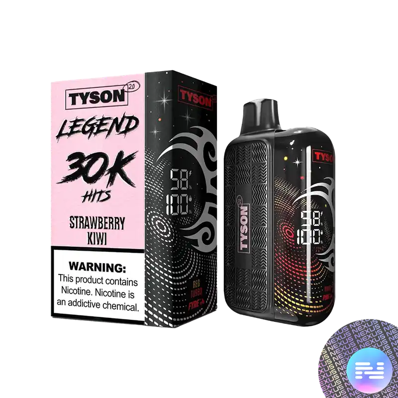 Strawberry Kiwi Tyson 2.0 Legend 30000 Disposable Vape - Tyson Disposable Vape | Heavyweight Puff