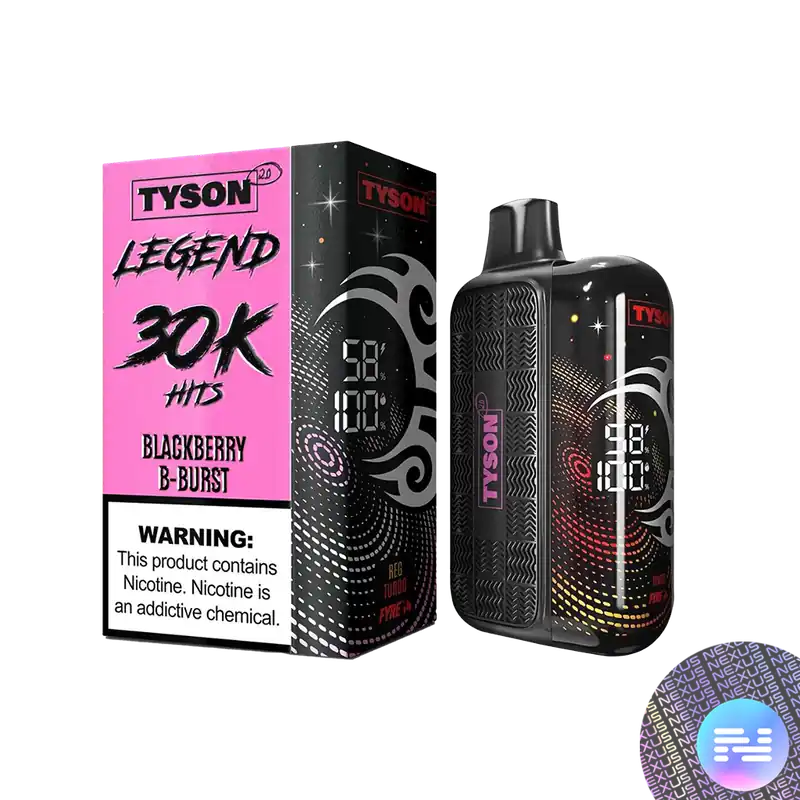 Blackberry B Burst Tyson 2.0 Legend 30000 Disposable Vape - Tyson Disposable Vape | Heavyweight Puff