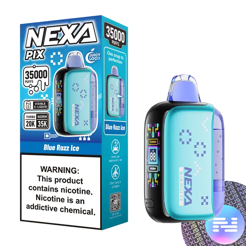 Blue Razz Ice NEXA PIX 35K Disposable Vape - NEXA Disposable Vape
