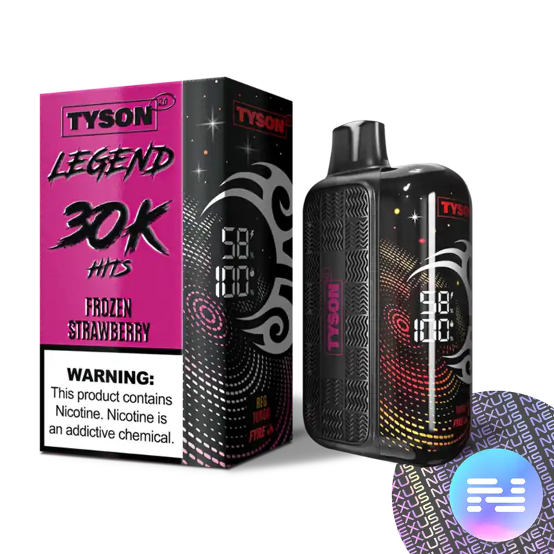 Frozen Strawberry Tyson 2.0 Legend 30000 Disposable Vape - Tyson Disposable Vape | Heavyweight Puff