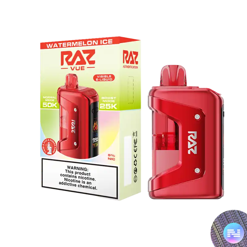 Watermelon Ice RAZ VUE 50K Disposable FULL KIT - Raz Bars