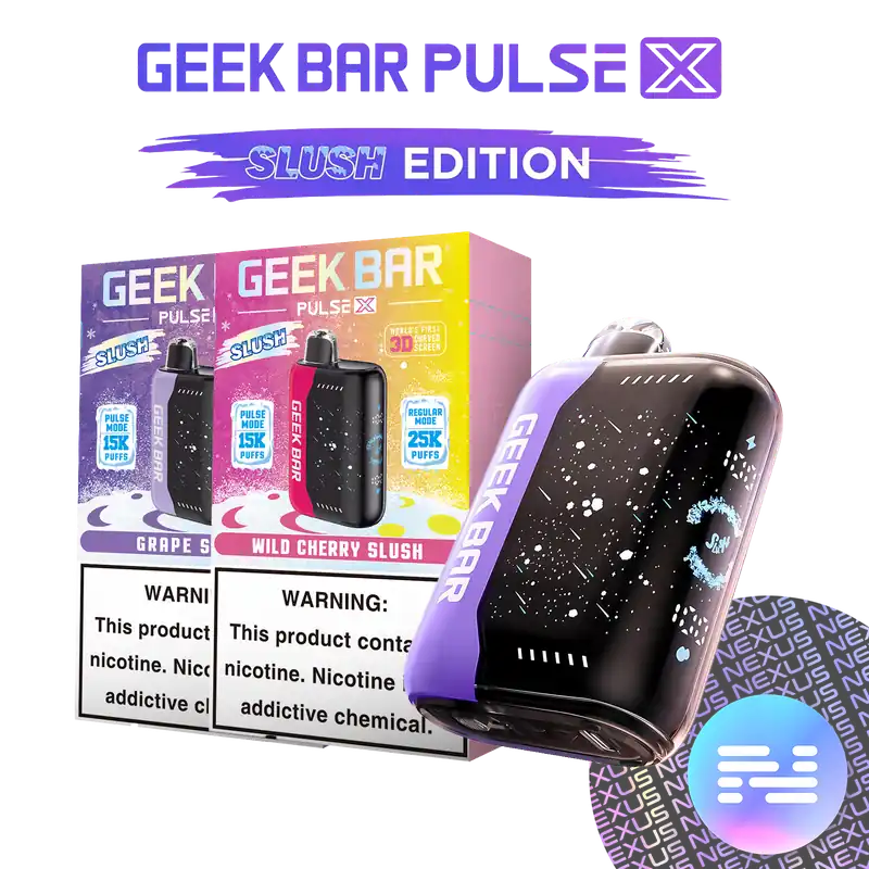 Geek Bar Pulse X Slush Edition Disposable Vape - NEWEST DROPS