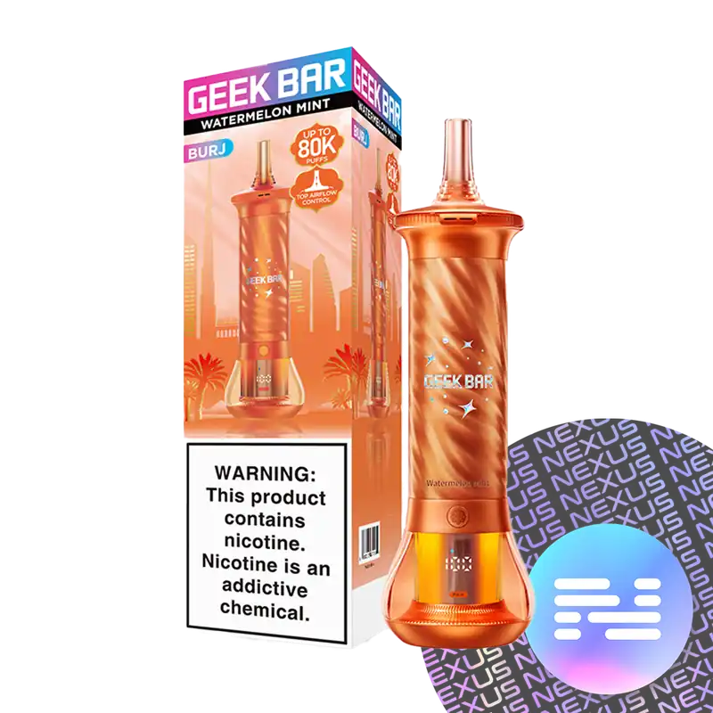 Watermelon MINT Geek Bar Burj 80K Disposable Vape - Uncategorized