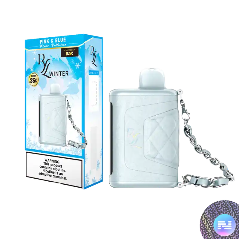 Pink and Blue RYL Classic 35000 Disposable Vape - Raz Bars
