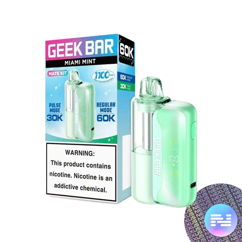 Miami Mint Geek Bar MATE 60K Disposable Vape Kit - Uncategorized