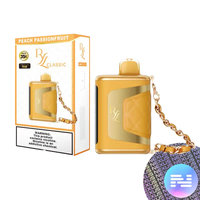 Peach Passionfruit RYL Classic 35000 Disposable Vape - Raz Bars