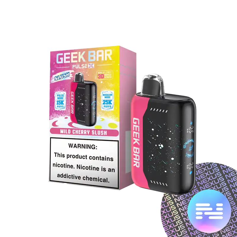 Wild Cherry SLUSH Geek Bar Pulse X 25000 Disposable Vape - Uncategorized
