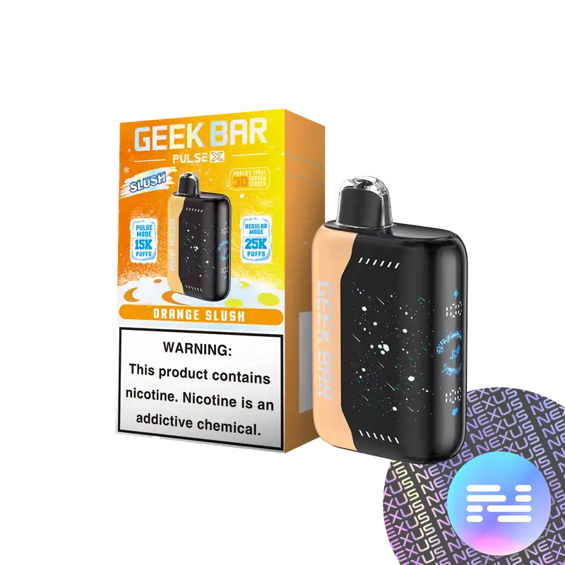 Orange SLUSH Geek Bar Pulse X 25000 Disposable Vape - All Disposables