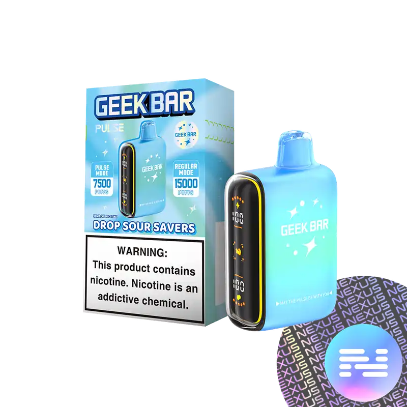 Drop Sour SAVERS Geek Bar Pulse Disposable Vape - All Disposables