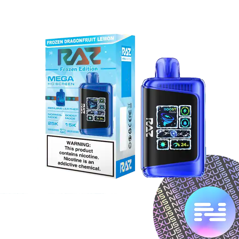 Frozen Dragonfruit Lemon RAZ DC25000 Disposable Vape - Raz Bars