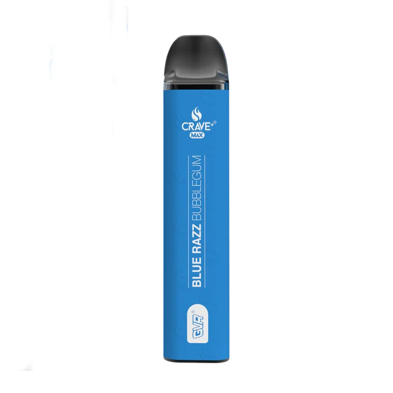 Blue Razz Bubblegum CRAVE MAX Disposable Vape 2500 Puff - Crave Vape