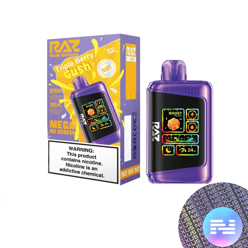 Triple Berry GUSH RAZ LTX 25000 Disposable Vape - Raz Bars