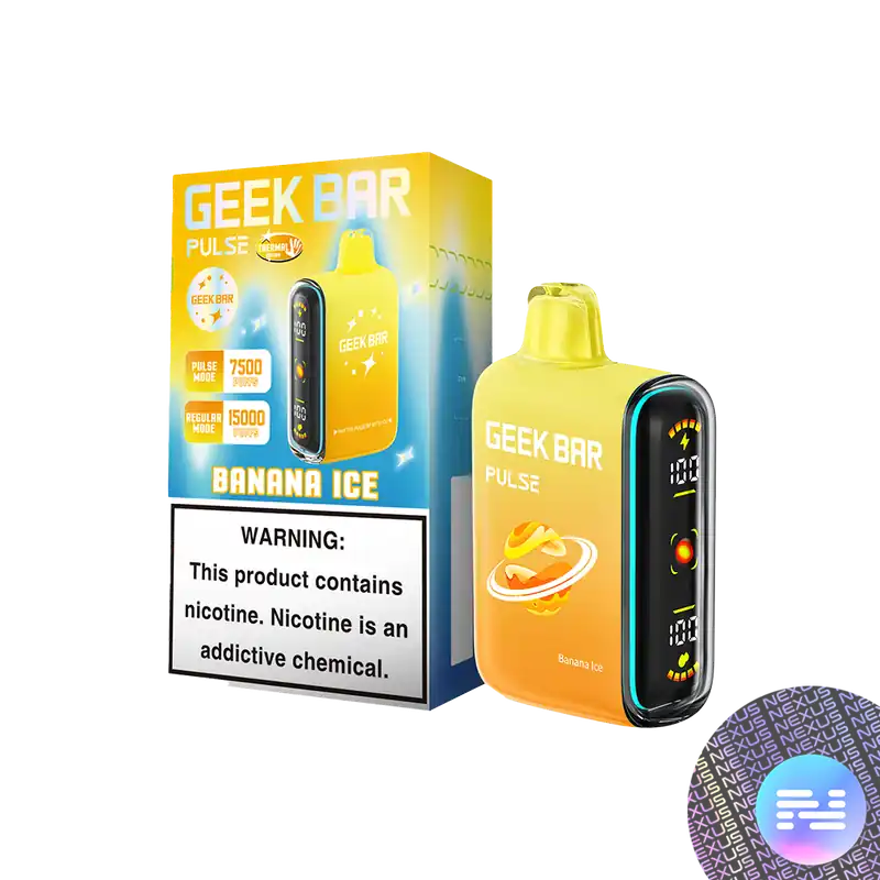 Banana Ice Geek Bar Pulse Disposable Vape - Geek Vape