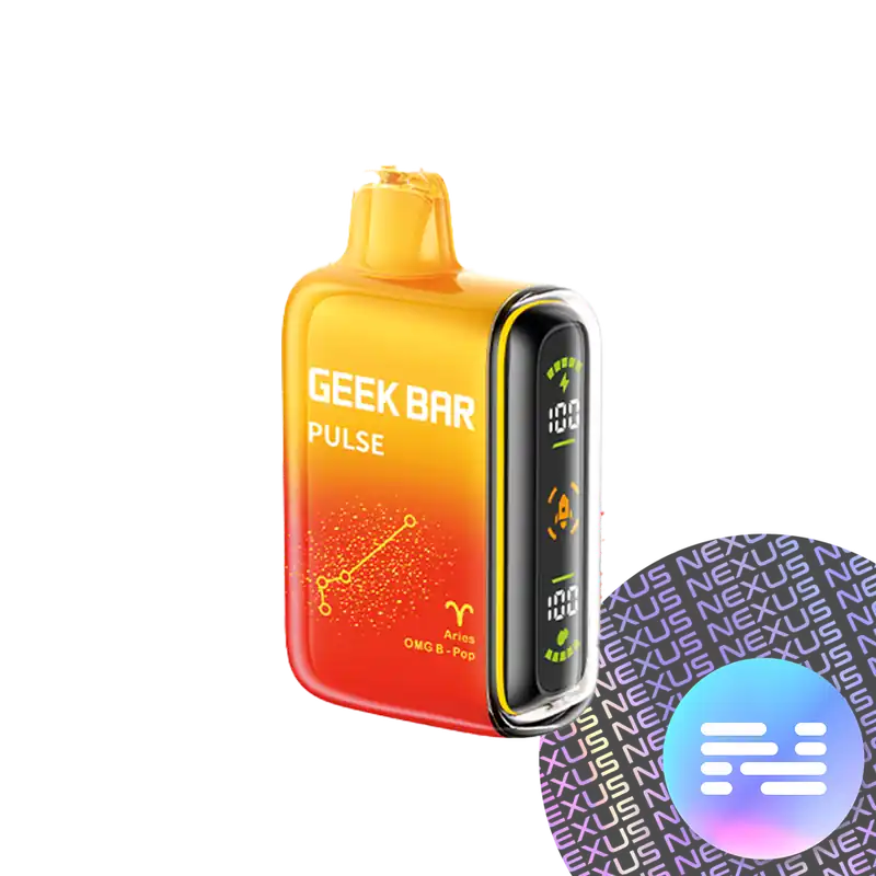 OMG B POP Geek Bar Pulse Disposable Vape 15000 Puff - Geek Vape