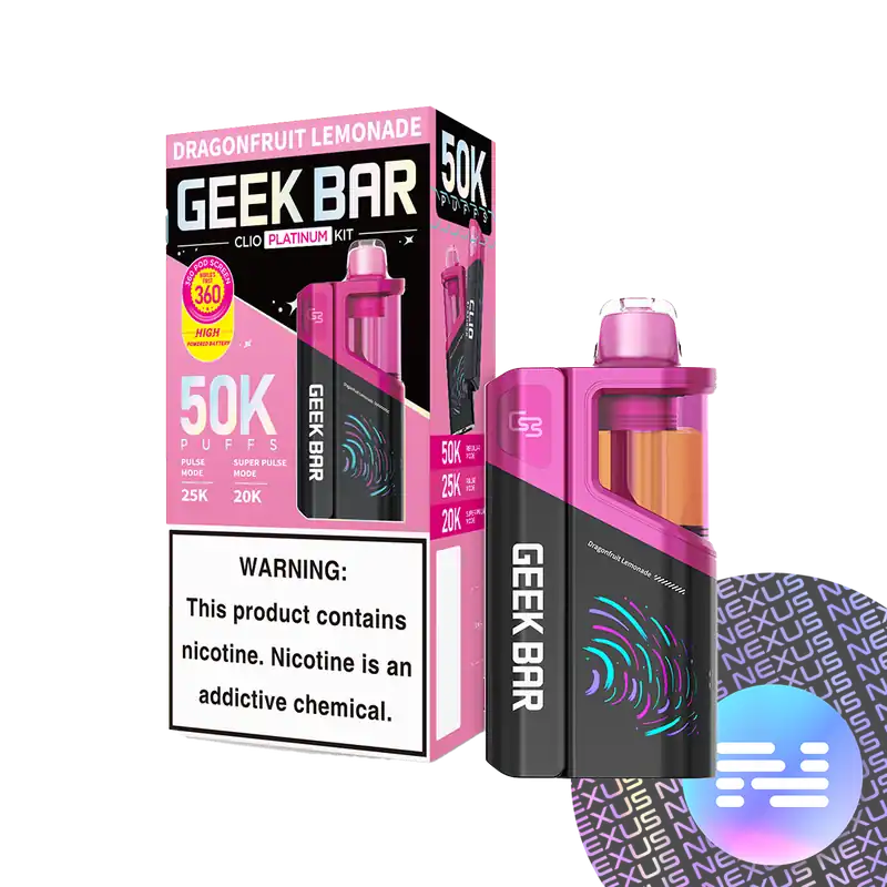 Dragonfruit Lemonade Geek Bar CLIO Platinum 50K Disposable KIT - Uncategorized