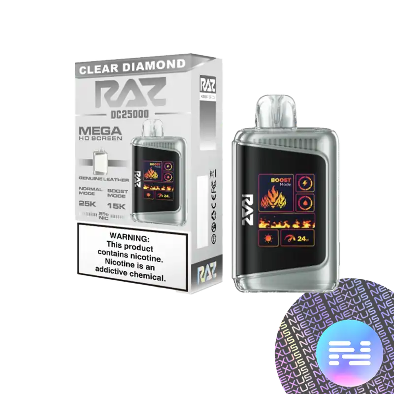 Clear Diamond RAZ DC25000 Disposable Vape - Raz Bars