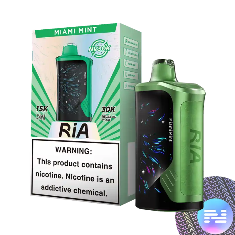 Miami Mint RIA NV30K Disposable Vape by GEEK BAR - All Disposables