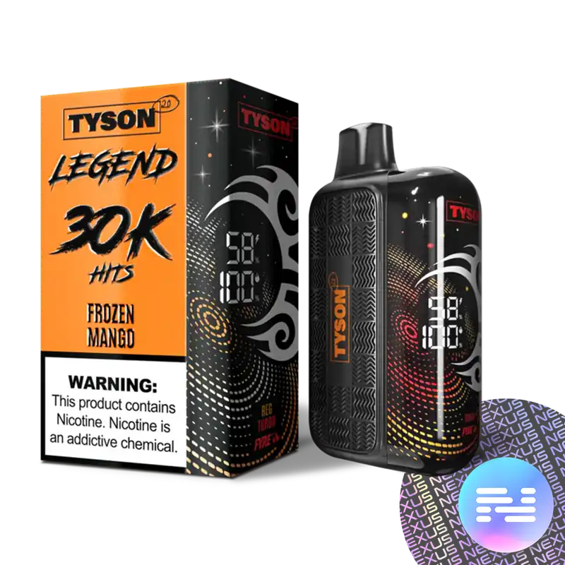Frozen Mango Tyson 2.0 Legend 30000 Disposable Vape - Tyson Disposable Vape | Heavyweight Puff