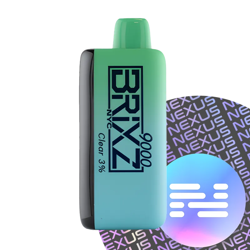 Clear 3% BRIXZ 9000 Disposable Vape - DAZED | BRIXZ Disposable Vape