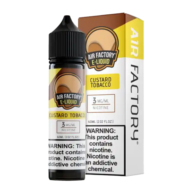 Air Factory 60 ML E-Liquid Vape Juice – Custard Tobacco