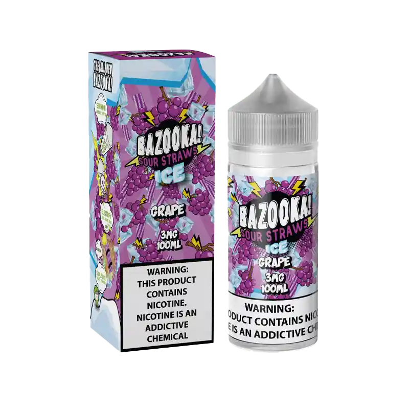 Bazooka Nicotine E-Liquids: Where Safety Meets Premium QualityBazooka Nicotine E-Liquids are a testament to meticulous craftsmanship and unwavering commitment to quality. Adhering to stringent manufacturing standards, Bazooka ensures","currency":"USD","tags":[],"images":[],"variants":{"1456":{"variantID":"1456","title":"Bazooka Sour Straws Vape E-Liquid: 100 ML","sku":"8330516234532","status":null,"price":1399,"imageID":"3091","imageUrl":"https://nexussmoke.com/wp-content/uploads/2025/05/SourStraws-GrapeIce100ML.png"},"1457":{"variantID":"1457","title":"Bazooka Sour Straws Vape E-Liquid: 100 ML - Blue Raspberry, 3MG","sku":"8330516234532","status":"outOfStock","price":1399,"imageID":"3093","imageUrl":"https://nexussmoke.com/wp-content/uploads/2025/05/SourStraws-BlueRaspberry100ML.png","customFields":{"attribute_flavors":"Blue Raspberry","attribute_strength":"3MG"}},"1458":{"variantID":"1458","title":"Bazooka Sour Straws Vape E-Liquid: 100 ML - Blue Raspberry, 6MG","sku":"8330516234532","status":"outOfStock","price":1399,"imageID":"3091","imageUrl":"https://nexussmoke.com/wp-content/uploads/2025/05/SourStraws-GrapeIce100ML.png","customFields":{"attribute_flavors":"Blue Raspberry","attribute_strength":"6MG"}},"1459":{"variantID":"1459","title":"Bazooka Sour Straws Vape E-Liquid: 100 ML - Blue Raspberry Ice, 3MG","sku":"8330516234532","status":"outOfStock","price":1399,"imageID":"3094","imageUrl":"https://nexussmoke.com/wp-content/uploads/2025/05/SourStraws-BlueRaspberryIce100ML.png","customFields":{"attribute_flavors":"Blue Raspberry Ice","attribute_strength":"3MG"}},"1460":{"variantID":"1460","title":"Bazooka Sour Straws Vape E-Liquid: 100 ML - Blue Raspberry Ice, 6MG","sku":"8330516234532","status":"outOfStock","price":1399,"imageID":"3091","imageUrl":"https://nexussmoke.com/wp-content/uploads/2025/05/SourStraws-GrapeIce100ML.png","customFields":{"attribute_flavors":"Blue Raspberry Ice","attribute_strength":"6MG"}},"1461":{"variantID":"1461","title":"Bazooka Sour Straws Vape E-Liquid: 100 ML - Grape, 3MG","sku":"8330516234532","status":"outOfStock","price":1399,"imageID":"3095","imageUrl":"https://nexussmoke.com/wp-content/uploads/2025/05/SourStraws-Grape100ML.png","customFields":{"attribute_flavors":"Grape","attribute_strength":"3MG"}},"1462":{"variantID":"1462","title":"Bazooka Sour Straws Vape E-Liquid: 100 ML - Grape, 6MG","sku":"8330516234532","status":"outOfStock","price":1399,"imageID":"3091","imageUrl":"https://nexussmoke.com/wp-content/uploads/2025/05/SourStraws-GrapeIce100ML.png","customFields":{"attribute_flavors":"Grape","attribute_strength":"6MG"}},"1463":{"variantID":"1463","title":"Bazooka Sour Straws Vape E-Liquid: 100 ML - Grape Ice, 3MG","sku":"8330516234532","status":"outOfStock","price":1399,"imageID":"3091","imageUrl":"https://nexussmoke.com/wp-content/uploads/2025/05/SourStraws-GrapeIce100ML.png","customFields":{"attribute_flavors":"Grape Ice","attribute_strength":"3MG"}},"1464":{"variantID":"1464","title":"Bazooka Sour Straws Vape E-Liquid: 100 ML - Grape Ice, 6MG","sku":"8330516234532","status":"outOfStock","price":1399,"imageID":"3091","imageUrl":"https://nexussmoke.com/wp-content/uploads/2025/05/SourStraws-GrapeIce100ML.png","customFields":{"attribute_flavors":"Grape Ice","attribute_strength":"6MG"}},"1465":{"variantID":"1465","title":"Bazooka Sour Straws Vape E-Liquid: 100 ML - Green Apple, 3MG","sku":"8330516234532","status":"outOfStock","price":1399,"imageID":"3092","imageUrl":"https://nexussmoke.com/wp-content/uploads/2025/05/SourStraws-GreenApple100ML.png","customFields":{"attribute_flavors":"Green Apple","attribute_strength":"3MG"}},"1466":{"variantID":"1466","title":"Bazooka Sour Straws Vape E-Liquid: 100 ML - Green Apple, 6MG","sku":"8330516234532","status":"outOfStock","price":1399,"imageID":"3091","imageUrl":"https://nexussmoke.com/wp-content/uploads/2025/05/SourStraws-GrapeIce100ML.png","customFields":{"attribute_flavors":"Green Apple","attribute_strength":"6MG"}},"1467":{"variantID":"1467","title":"Bazooka Sour Straws Vape E-Liquid: 100 ML - Green Apple Ice, 3MG","sku":"8330516234532","status":"outOfStock","price":1399,"imageID":"3096","imageUrl":"https://nexussmoke.com/wp-content/uploads/2025/05/SourStraws-GreenAppleIce100ML.png","customFields":{"attribute_flavors":"Green Apple Ice","attribute_strength":"3MG"}},"1468":{"variantID":"1468","title":"Bazooka Sour Straws Vape E-Liquid: 100 ML - Green Apple Ice, 6MG","sku":"8330516234532","status":"outOfStock","price":1399,"imageID":"3091","imageUrl":"https://nexussmoke.com/wp-content/uploads/2025/05/SourStraws-GrapeIce100ML.png","customFields":{"attribute_flavors":"Green Apple Ice","attribute_strength":"6MG"}},"1469":{"variantID":"1469","title":"Bazooka Sour Straws Vape E-Liquid: 100 ML - Gold Tobacco, 3MG","sku":"8330516234532","status":"outOfStock","price":1399,"imageID":"3147","imageUrl":"https://nexussmoke.com/wp-content/uploads/2025/05/BazookaTobacco-Gold100ML.png","customFields":{"attribute_flavors":"Gold Tobacco","attribute_strength":"3MG"}},"1470":{"variantID":"1470","title":"Bazooka Sour Straws Vape E-Liquid: 100 ML - Gold Tobacco, 6MG","sku":"8330516234532","status":"outOfStock","price":1399,"imageID":"3091","imageUrl":"https://nexussmoke.com/wp-content/uploads/2025/05/SourStraws-GrapeIce100ML.png","customFields":{"attribute_flavors":"Gold Tobacco","attribute_strength":"6MG"}},"1471":{"variantID":"1471","title":"Bazooka Sour Straws Vape E-Liquid: 100 ML - Mango, 3MG","sku":"8330516234532","status":"outOfStock","price":1399,"imageID":"3097","imageUrl":"https://nexussmoke.com/wp-content/uploads/2025/05/SourStraws-Mango100ML.png","customFields":{"attribute_flavors":"Mango","attribute_strength":"3MG"}},"1472":{"variantID":"1472","title":"Bazooka Sour Straws Vape E-Liquid: 100 ML - Mango, 6MG","sku":"8330516234532","status":"outOfStock","price":1399,"imageID":"3091","imageUrl":"https://nexussmoke.com/wp-content/uploads/2025/05/SourStraws-GrapeIce100ML.png","customFields":{"attribute_flavors":"Mango","attribute_strength":"6MG"}},"1473":{"variantID":"1473","title":"Bazooka Sour Straws Vape E-Liquid: 100 ML - Mango Ice, 3MG","sku":"8330516234532","status":"outOfStock","price":1399,"imageID":"3098","imageUrl":"https://nexussmoke.com/wp-content/uploads/2025/05/SourStraws-MangoIce100ML.png","customFields":{"attribute_flavors":"Mango Ice","attribute_strength":"3MG"}},"1474":{"variantID":"1474","title":"Bazooka Sour Straws Vape E-Liquid: 100 ML - Mango Ice, 6MG","sku":"8330516234532","status":"outOfStock","price":1399,"imageID":"3091","imageUrl":"https://nexussmoke.com/wp-content/uploads/2025/05/SourStraws-GrapeIce100ML.png","customFields":{"attribute_flavors":"Mango Ice","attribute_strength":"6MG"}},"1476":{"variantID":"1476","title":"Bazooka Sour Straws Vape E-Liquid: 100 ML - Peach Lime, 3MG","sku":"8330516234532","status":"outOfStock","price":1399,"imageID":"3101","imageUrl":"https://nexussmoke.com/wp-content/uploads/2025/05/SourStraws-PeachLime100ML.png","customFields":{"attribute_flavors":"Peach Lime","attribute_strength":"3MG"}},"1477":{"variantID":"1477","title":"Bazooka Sour Straws Vape E-Liquid: 100 ML - Peach Lime, 6MG","sku":"8330516234532","status":"outOfStock","price":1399,"imageID":"3091","imageUrl":"https://nexussmoke.com/wp-content/uploads/2025/05/SourStraws-GrapeIce100ML.png","customFields":{"attribute_flavors":"Peach Lime","attribute_strength":"6MG"}},"1478":{"variantID":"1478","title":"Bazooka Sour Straws Vape E-Liquid: 100 ML - Peach Lime Ice, 3MG","sku":"8330516234532","status":"outOfStock","price":1399,"imageID":"3105","imageUrl":"https://nexussmoke.com/wp-content/uploads/2025/05/SourStraws-PeachLimeIce100ML.png","customFields":{"attribute_flavors":"Peach Lime Ice","attribute_strength":"3MG"}},"1479":{"variantID":"1479","title":"Bazooka Sour Straws Vape E-Liquid: 100 ML - Peach Lime Ice, 6MG","sku":"8330516234532","status":"outOfStock","price":1399,"imageID":"3091","imageUrl":"https://nexussmoke.com/wp-content/uploads/2025/05/SourStraws-GrapeIce100ML.png","customFields":{"attribute_flavors":"Peach Lime Ice","attribute_strength":"6MG"}},"1480":{"variantID":"1480","title":"Bazooka Sour Straws Vape E-Liquid: 100 ML - Strawberry, 3MG","sku":"8330516234532","status":"outOfStock","price":1399,"imageID":"3118","imageUrl":"https://nexussmoke.com/wp-content/uploads/2025/05/SourStraws-Strawberry100ML.png","customFields":{"attribute_flavors":"Strawberry","attribute_strength":"3MG"}},"1481":{"variantID":"1481","title":"Bazooka Sour Straws Vape E-Liquid: 100 ML - Strawberry, 6MG","sku":"8330516234532","status":"outOfStock","price":1399,"imageID":"3091","imageUrl":"https://nexussmoke.com/wp-content/uploads/2025/05/SourStraws-GrapeIce100ML.png","customFields":{"attribute_flavors":"Strawberry","attribute_strength":"6MG"}},"1482":{"variantID":"1482","title":"Bazooka Sour Straws Vape E-Liquid: 100 ML - Strawberry Ice, 3MG","sku":"8330516234532","status":"outOfStock","price":1399,"imageID":"3123","imageUrl":"https://nexussmoke.com/wp-content/uploads/2025/05/SourStraws-StrawberryIce100ML.png","customFields":{"attribute_flavors":"Strawberry Ice","attribute_strength":"3MG"}},"1483":{"variantID":"1483","title":"Bazooka Sour Straws Vape E-Liquid: 100 ML - Strawberry Ice, 6MG","sku":"8330516234532","status":"outOfStock","price":1399,"imageID":"3091","imageUrl":"https://nexussmoke.com/wp-content/uploads/2025/05/SourStraws-GrapeIce100ML.png","customFields":{"attribute_flavors":"Strawberry Ice","attribute_strength":"6MG"}},"1484":{"variantID":"1484","title":"Bazooka Sour Straws Vape E-Liquid: 100 ML - Watermelon, 3MG","sku":"8330516234532","status":"outOfStock","price":1399,"imageID":"3137","imageUrl":"https://nexussmoke.com/wp-content/uploads/2025/05/SourStraws-Watermelon100ML.png","customFields":{"attribute_flavors":"Watermelon","attribute_strength":"3MG"}},"1485":{"variantID":"1485","title":"Bazooka Sour Straws Vape E-Liquid: 100 ML - Watermelon, 6MG","sku":"8330516234532","status":"outOfStock","price":1399,"imageID":"3091","imageUrl":"https://nexussmoke.com/wp-content/uploads/2025/05/SourStraws-GrapeIce100ML.png","customFields":{"attribute_flavors":"Watermelon","attribute_strength":"6MG"}},"1486":{"variantID":"1486","title":"Bazooka Sour Straws Vape E-Liquid: 100 ML - Watermelon Ice, 3MG","sku":"8330516234532","status":"outOfStock","price":1399,"imageID":"3144","imageUrl":"https://nexussmoke.com/wp-content/uploads/2025/05/SourStraws-WatermelonIce100ML.png","customFields":{"attribute_flavors":"Watermelon Ice","attribute_strength":"3MG"}},"1487":{"variantID":"1487","title":"Bazooka Sour Straws Vape E-Liquid: 100 ML - Watermelon Ice, 6MG","sku":"8330516234532","status":"outOfStock","price":1399,"imageID":"3091","imageUrl":"https://nexussmoke.com/wp-content/uploads/2025/05/SourStraws-GrapeIce100ML.png","customFields":{"attribute_flavors":"Watermelon Ice","attribute_strength":"6MG"}}},"productID":"1456","productUrl":"https://nexussmoke.com/products/bazooka-sour-straws-vape-e-liquid-100-ml/","categoryIDs":null,"createdAt":null,"updatedAt":null,"published":true}    Home / Bazooka E-Liquids / Bazooka Sour Straws Vape E-Liquid: 100 MLInstagramBazooka Sour Straws Vape E-Liquid: 100 ML