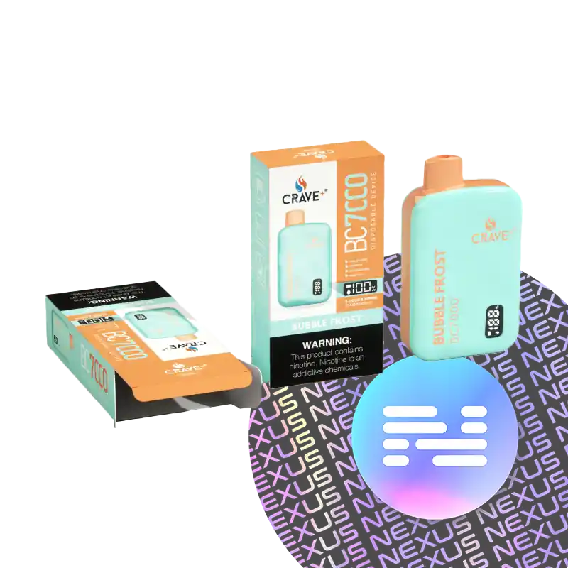 Bubble Frost Crave BC7000 Disposable Vape 7000 Puff - Crave Vape