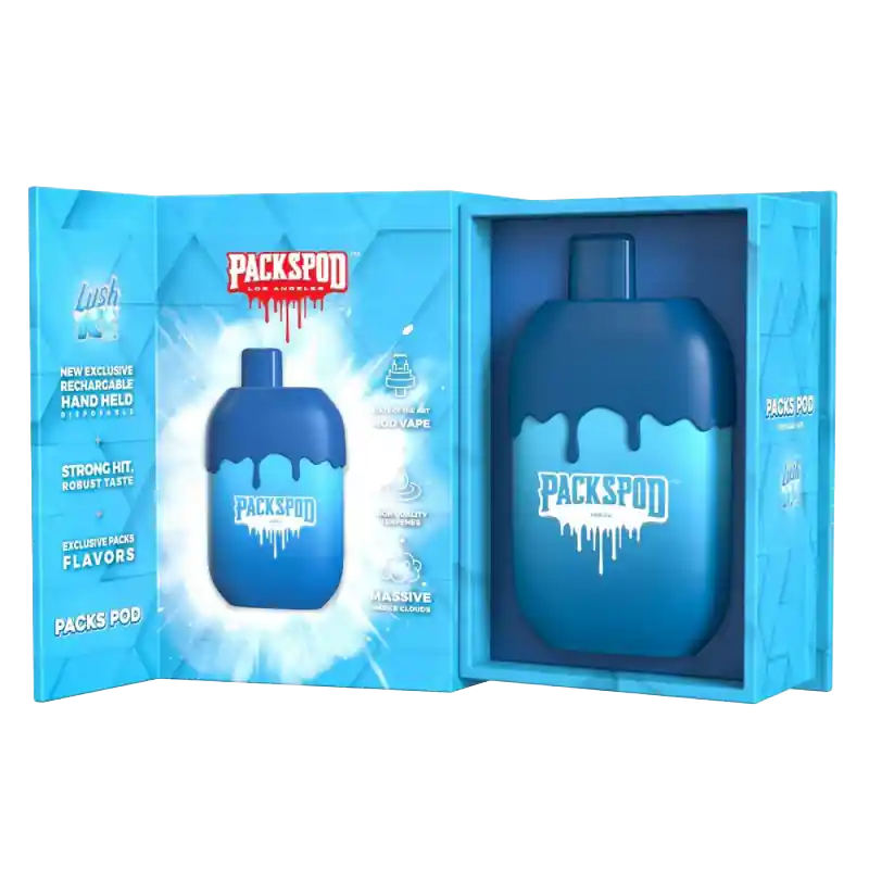 Elevate Your Vaping Experience with Packspod 5000 Puff:Immerse yourself in a vaping revolution with the Packwoods Packspod 5000 Puff Disposable Vape, setting a new standard in","currency":"USD","tags":[],"images":[],"variants":{"7281":{"variantID":"7281","title":"Packspod Disposable Vape 5000 Puffs by PackWoods - Lush Ice","status":null,"price":1299,"imageID":"20690","imageUrl":"https://nexussmoke.com/wp-content/uploads/2025/05/LushIce_c0af4bb7-ca51-4cc0-a00b-2b9699a8e748.png"}},"productID":"7281","productUrl":"https://nexussmoke.com/products/packspod-disposable-vape-5000-puffs-by-packwoods-lush-ice/","categoryIDs":null,"createdAt":null,"updatedAt":null,"published":true}    Home / Packspods by Packwoods / Packspod Disposable Vape 5000 Puffs by PackWoods – Lush IceInstagramPackspod Disposable Vape 5000 Puffs by PackWoods – Lush Ice