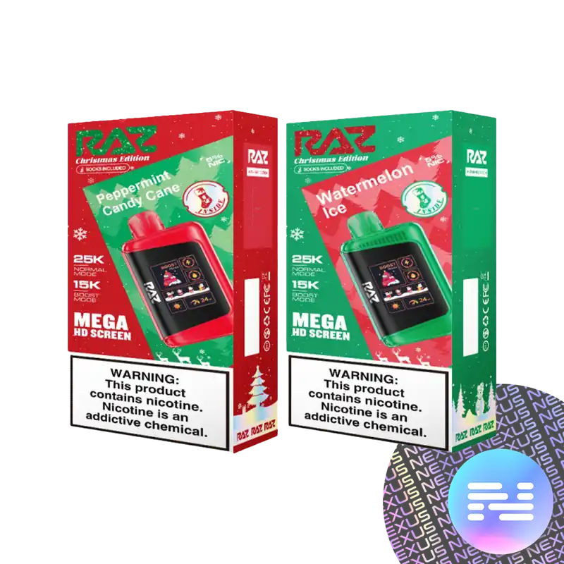 RAZ LTX 25000 Christmas Disposable Vape - NEWEST DROPS