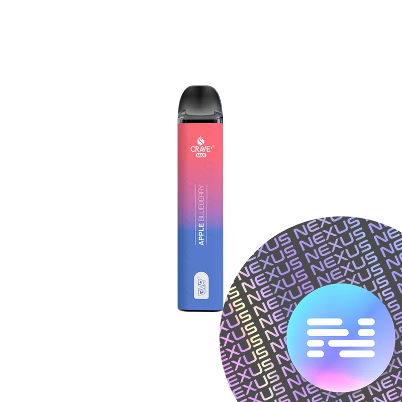Apple Blueberry CRAVE MAX Disposable Vape 2500 Puff - Crave Vape