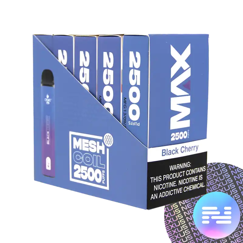 Black Cherry CRAVE MAX Disposable Vape 2500 Puff - Crave Vape