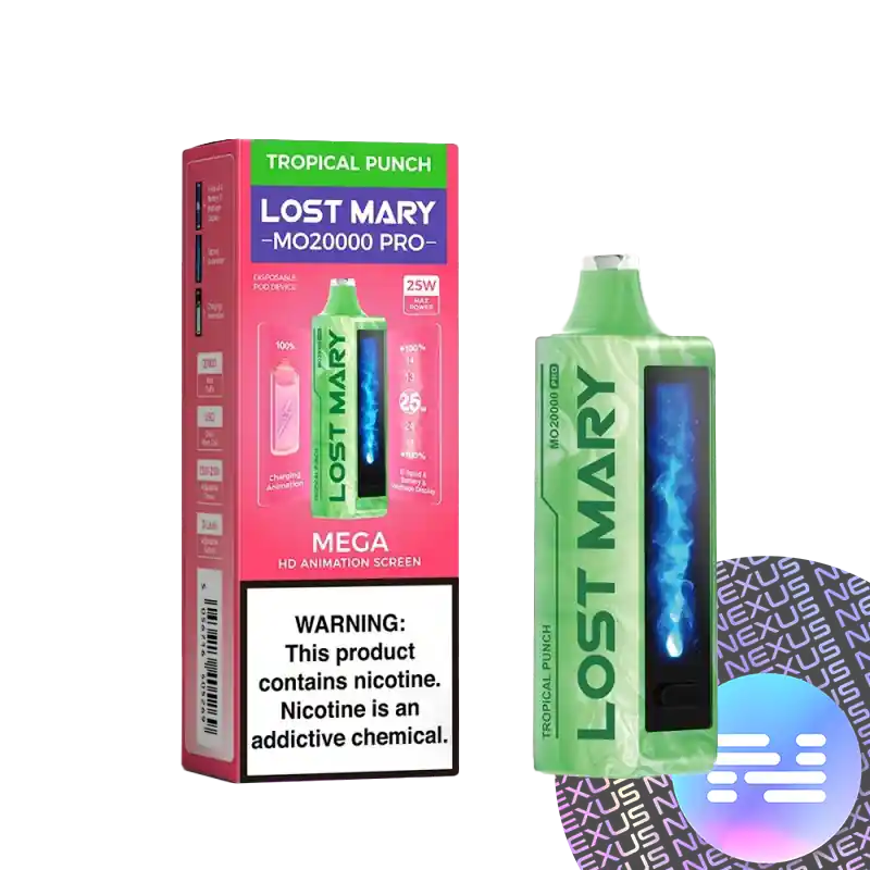 Tropical Punch Lost Mary MO20000 PRO Disposable Vape - Elf Bar - EBDESIGN