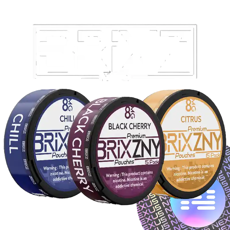 BRIXZNY Nicotine Pouches - DAZED | BRIXZ Disposable Vape