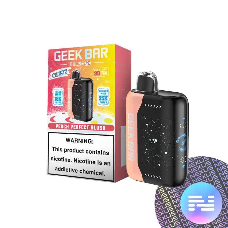Peach Perfect SLUSH Geek Bar Pulse X 25000 Disposable Vape - Uncategorized