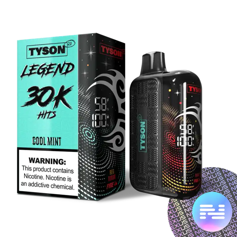 Cool Mint Tyson 2.0 Legend 30000 Disposable Vape - Tyson Disposable Vape | Heavyweight Puff