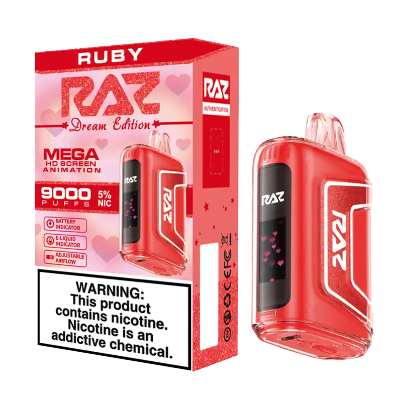Dream Edition Ruby RAZ TN9000 Disposable Vape - Raz Bars