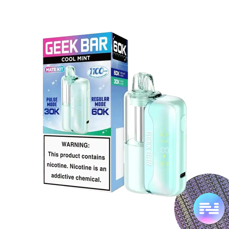 Cool Mint Geek Bar MATE 60K Disposable Vape Kit - Uncategorized