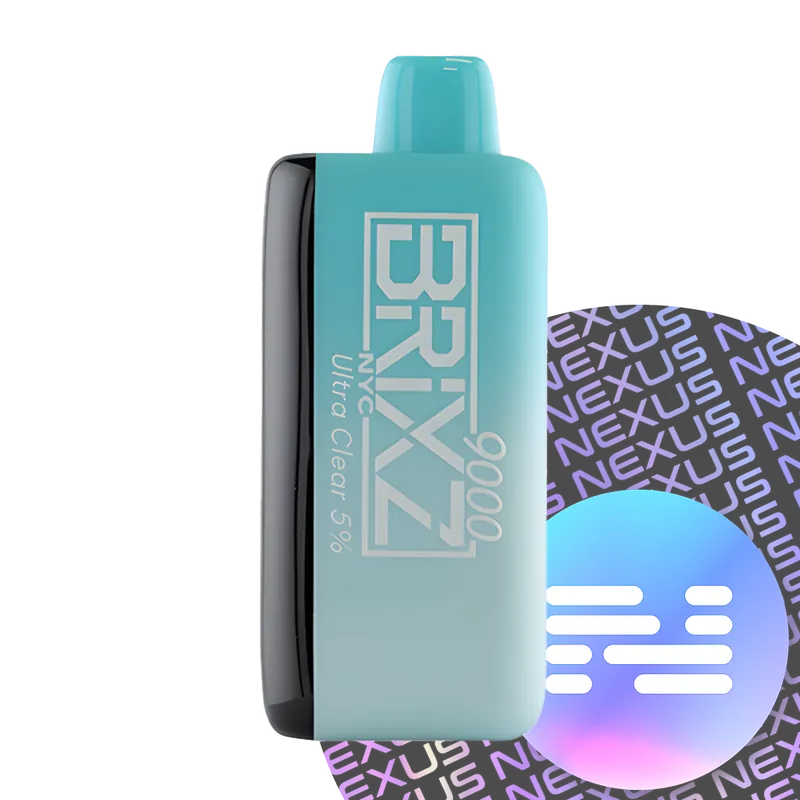 Ultra Clear BRIXZ 9000 Disposable Vape - DAZED | BRIXZ Disposable Vape