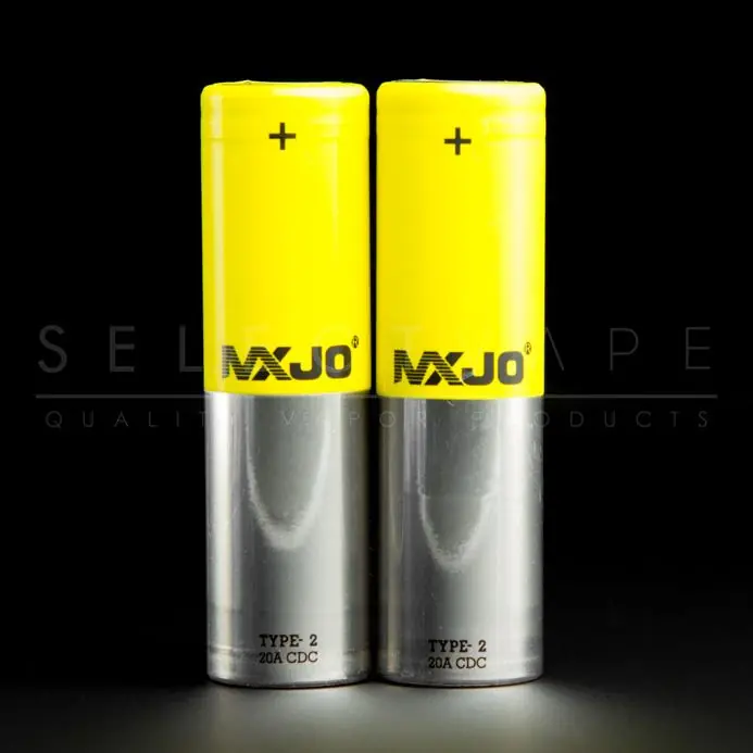 MXJO Yellow 3000mAh 18650 Batteries (2 Pack) - @id