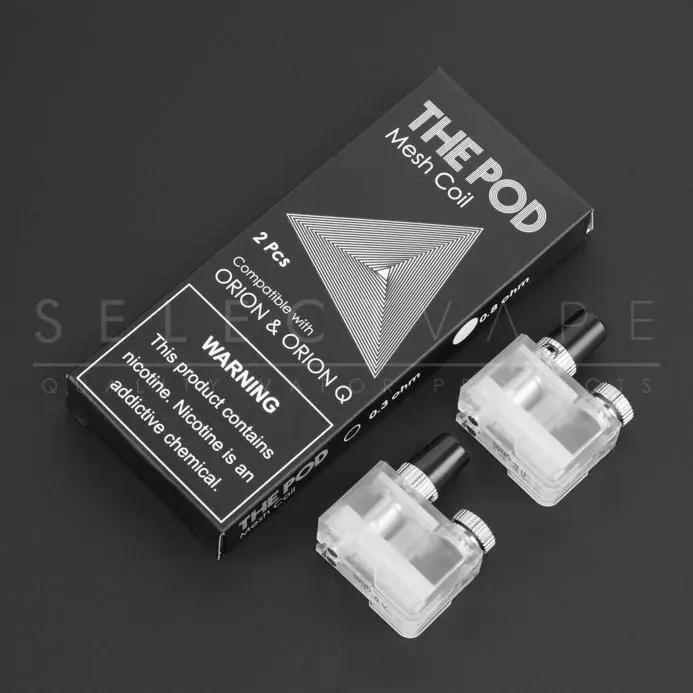 IQS – The Pod – 0.8ohm Mesh Replacement Pods (Orion Q Compatible) – 2 Pack - @id