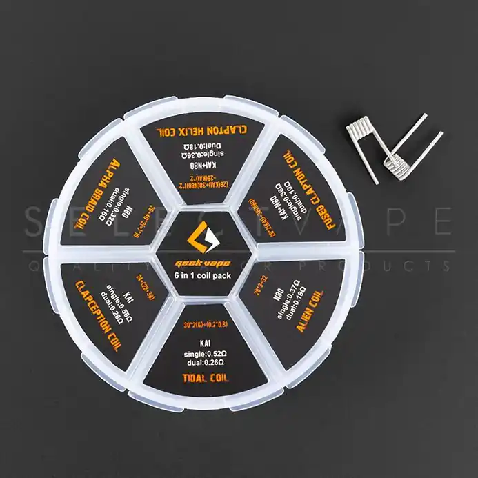 GeekVape 6-in-1 Pre-Built Coil Pack