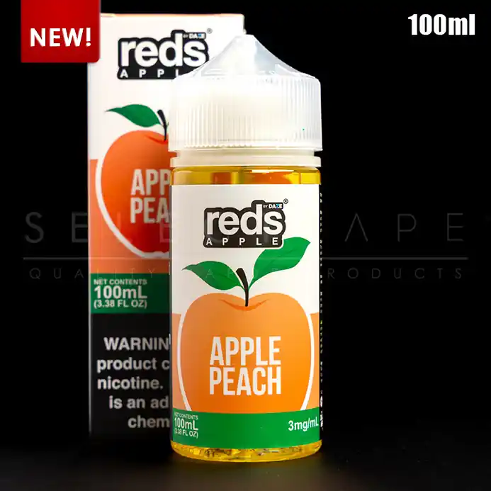 7Daze – Reds Apple Peach Eliquid 100ml - @id